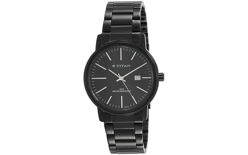 Titan NM9440NM01 Black Metal Analog Men's Watch | Watch | Better Vision