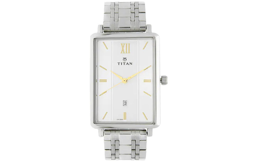 Titan 1738SM01 Silver Metal Analog Men's Watch | Watch | Better Vision