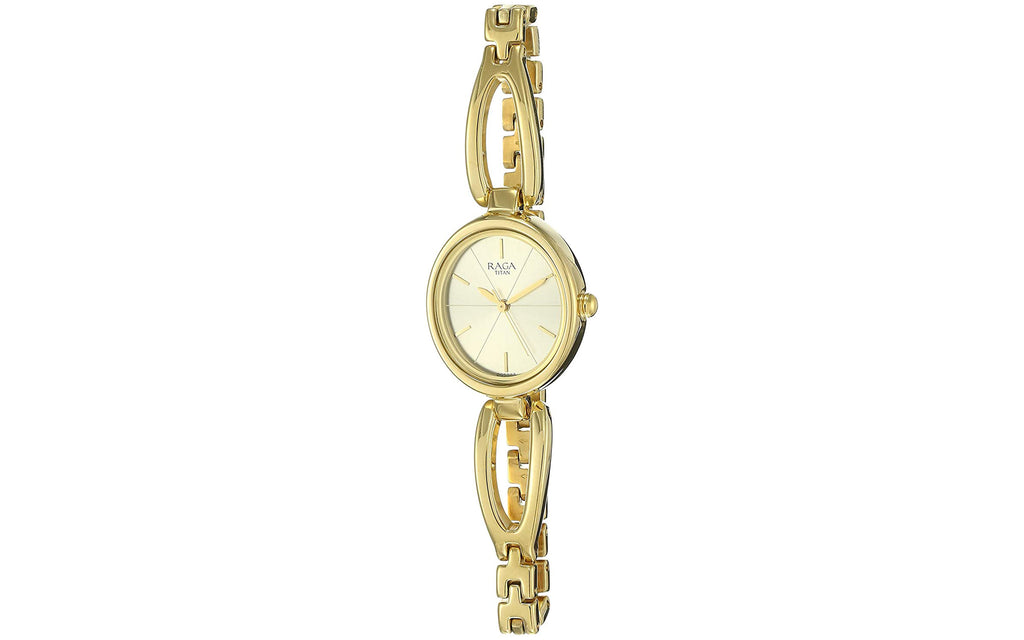 Titan NM2579YM01 Raga Gold Metal Analog Women's Watch | Watch | Better Vision