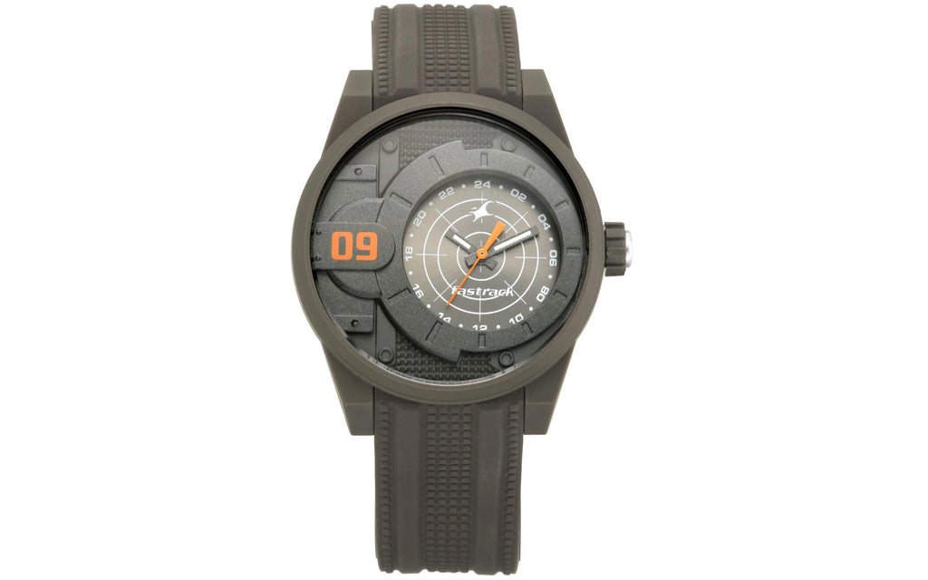 Fastrack 38058PP02 Gray Silicon Analog Men's Watch - Better Vision