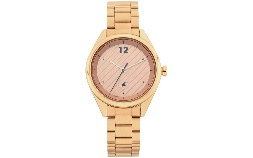 Fastrack 6215WM01 Rose Gold Metal Analog Women's Watch | Watch | Better Vision