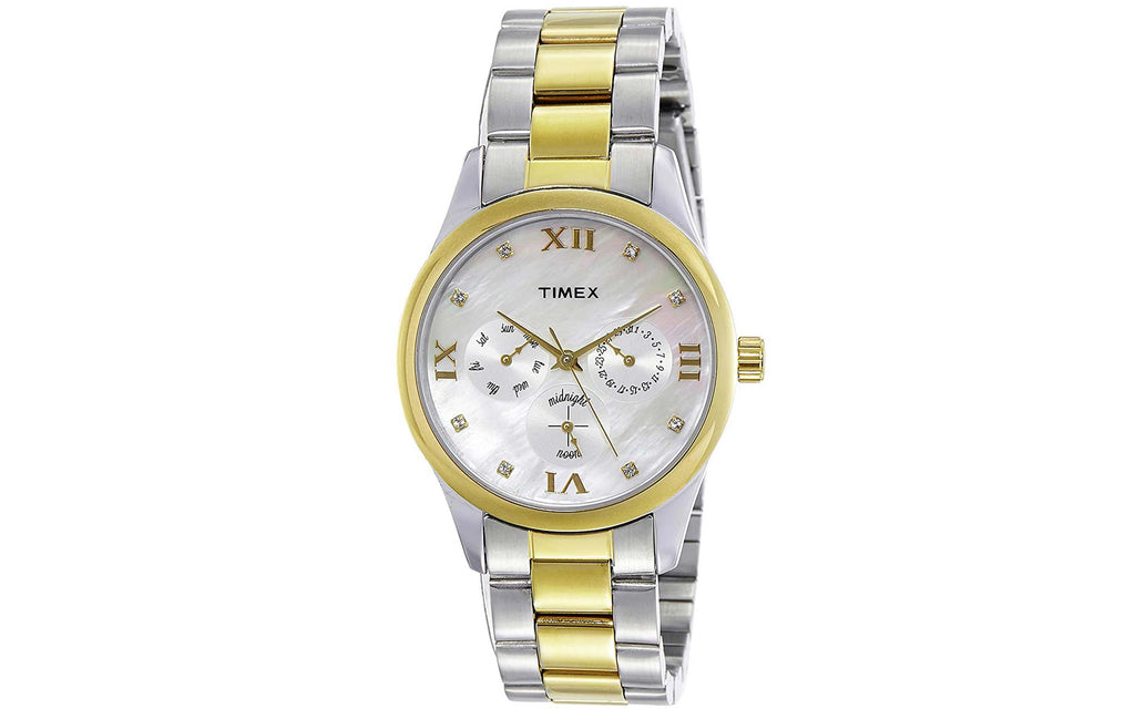 Timex TW000W204 White Metal Analog Women's Watch | Watch | Better Vision