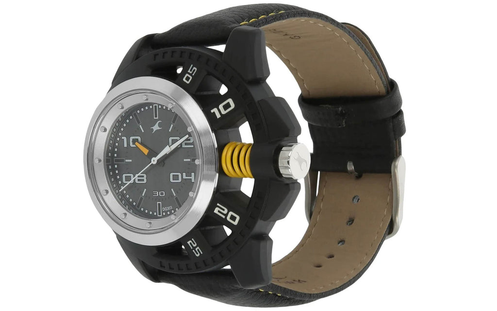 Fastrack 38028PL01J Gray Metal Analog Men's Watch - Better Vision