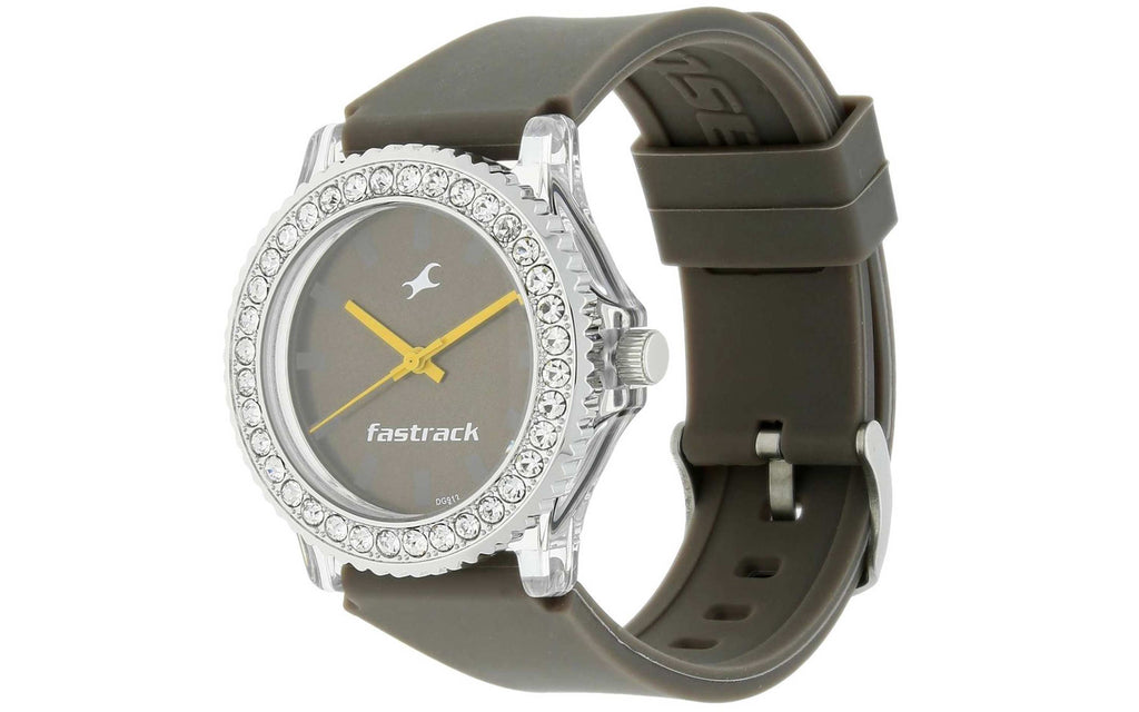 Fastrack NK9827PP17 Gray Fiber Analog Women's Watch | Watch | Better Vision