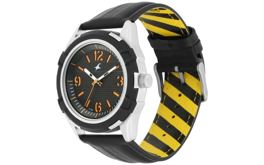 Fastrack 3225KL01 Black Metal Analog Men's Watch - Better Vision