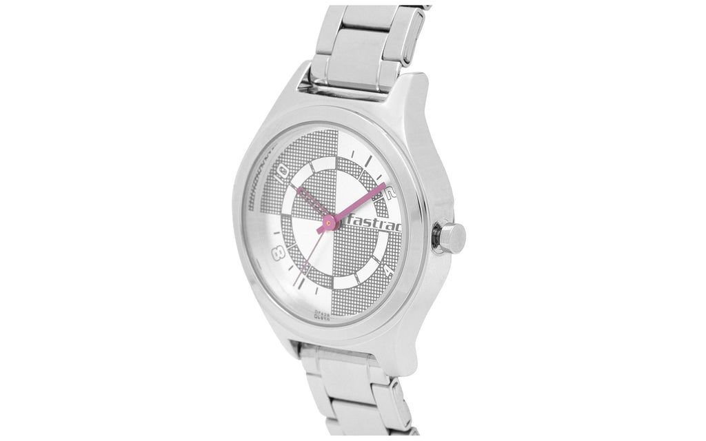 Fastrack NL6152SM01 Silver Metal Analog Women's Watch | Watch | Better Vision