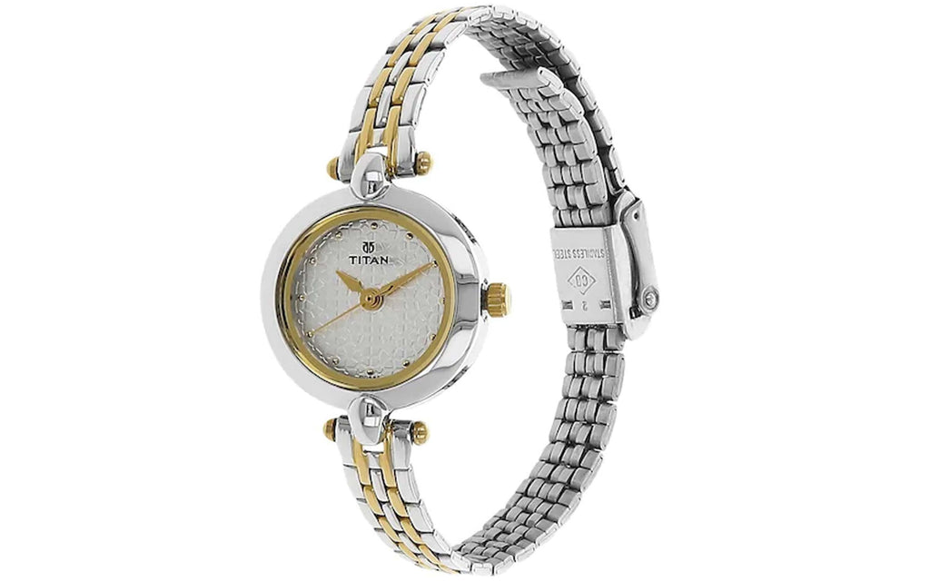 Titan NM2521BM01 White Metal Analog Women's Watch | Watch | Better Vision