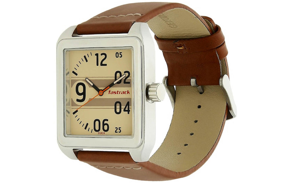 Fastrack NK3164SL01 Beige Metal Analog Men's Watch | Watch | Better Vision