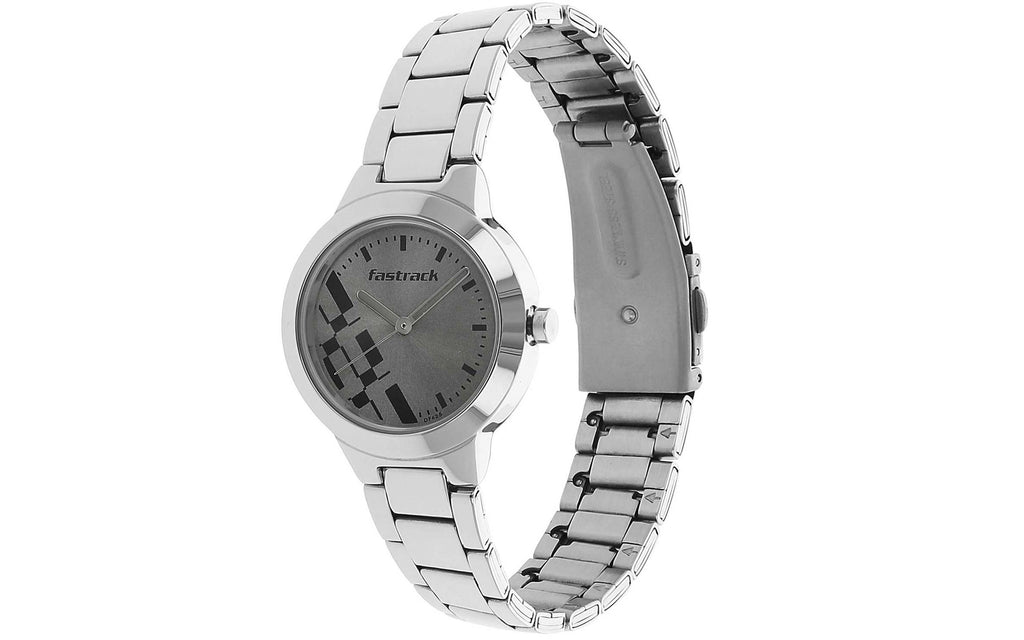 Fastrack NM6150SM01 Silver Metal Analog Women's Watch | Watch | Better Vision