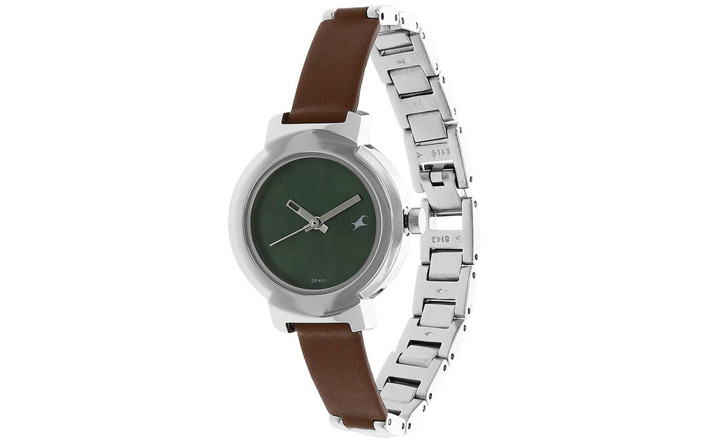 Fastrack 6143SM02 Green Metal Analog Women's Watch | Watch | Better Vision
