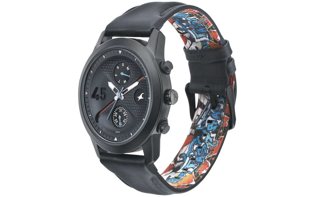 Fastrack 3216NL01 Black Metal Analog Men's Watch - Better Vision