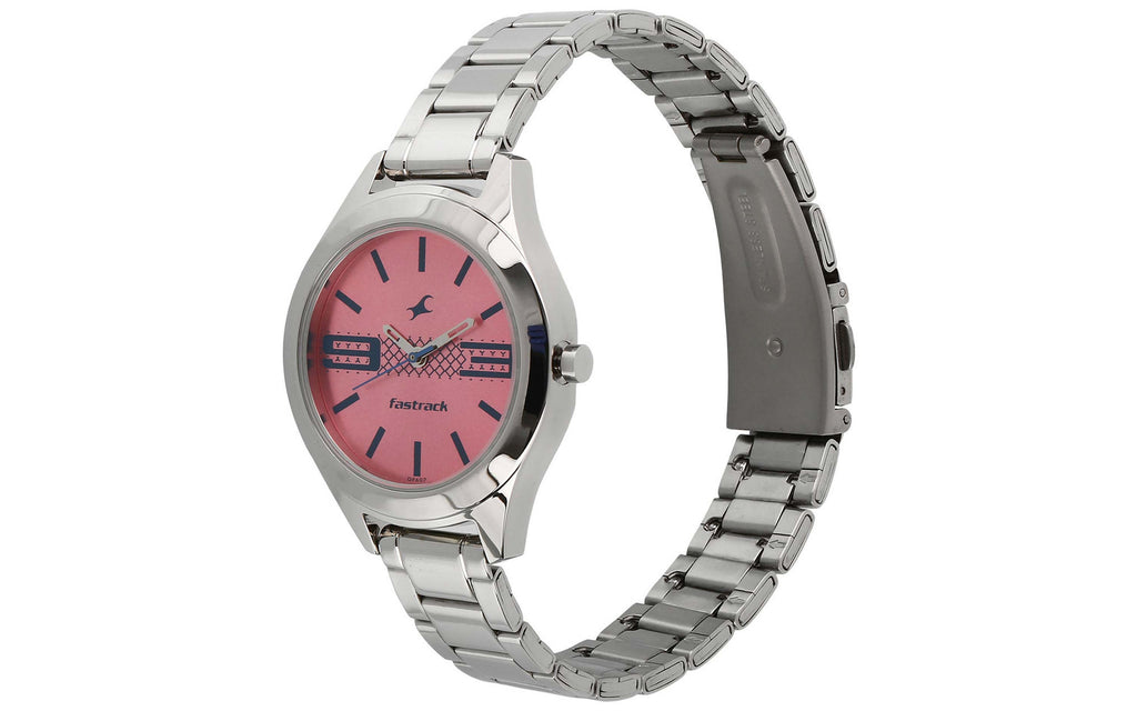 Fastrack NM6153SM02 Pink Metal Analog Women's Watch | Watch | Better Vision