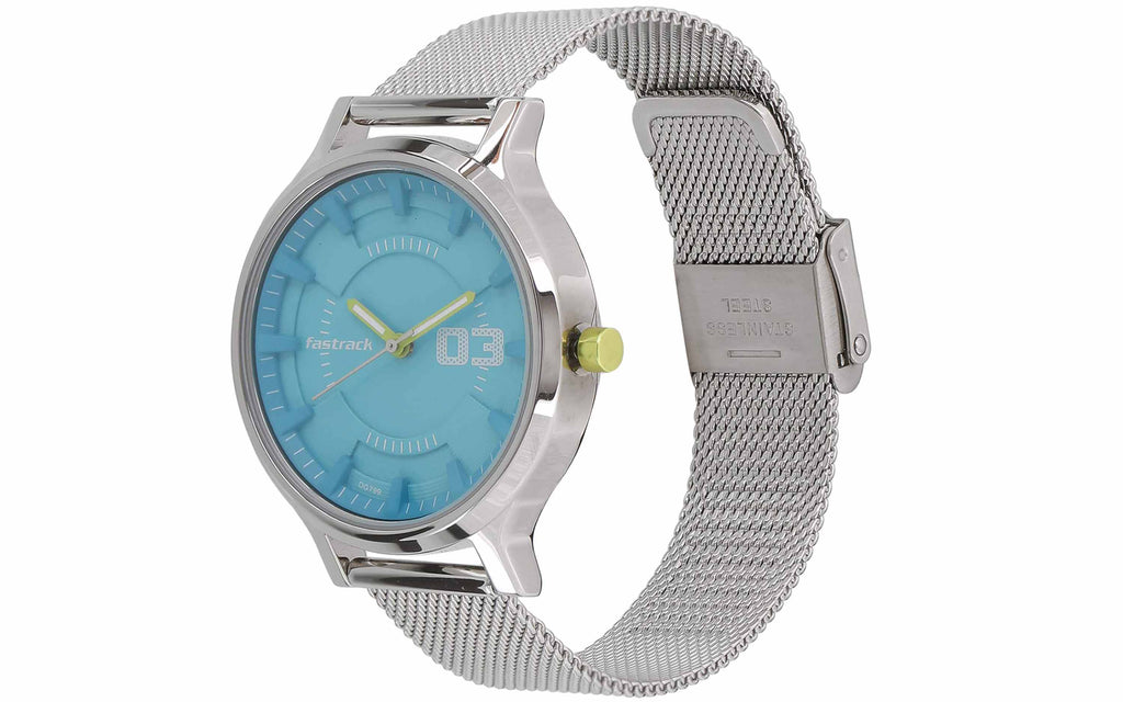 Fastrack NM6166SM01 Blue Metal Analog Women's Watch | Watch | Better Vision