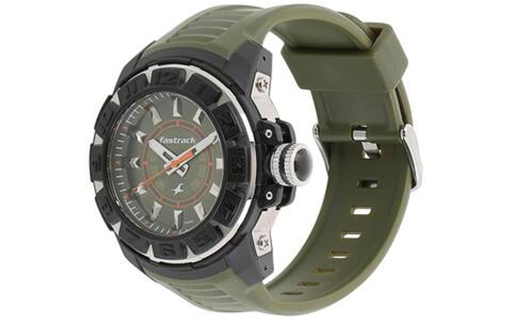 Fastrack NK9334PP05 Green Fiber Analog Men's Watch | Watch | Better Vision