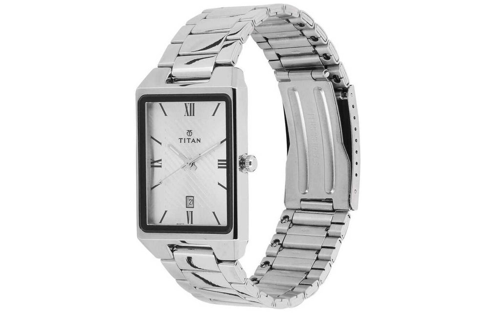 Titan 1777SM01 Silver Metal Analog Men's Watch | Watch | Better Vision