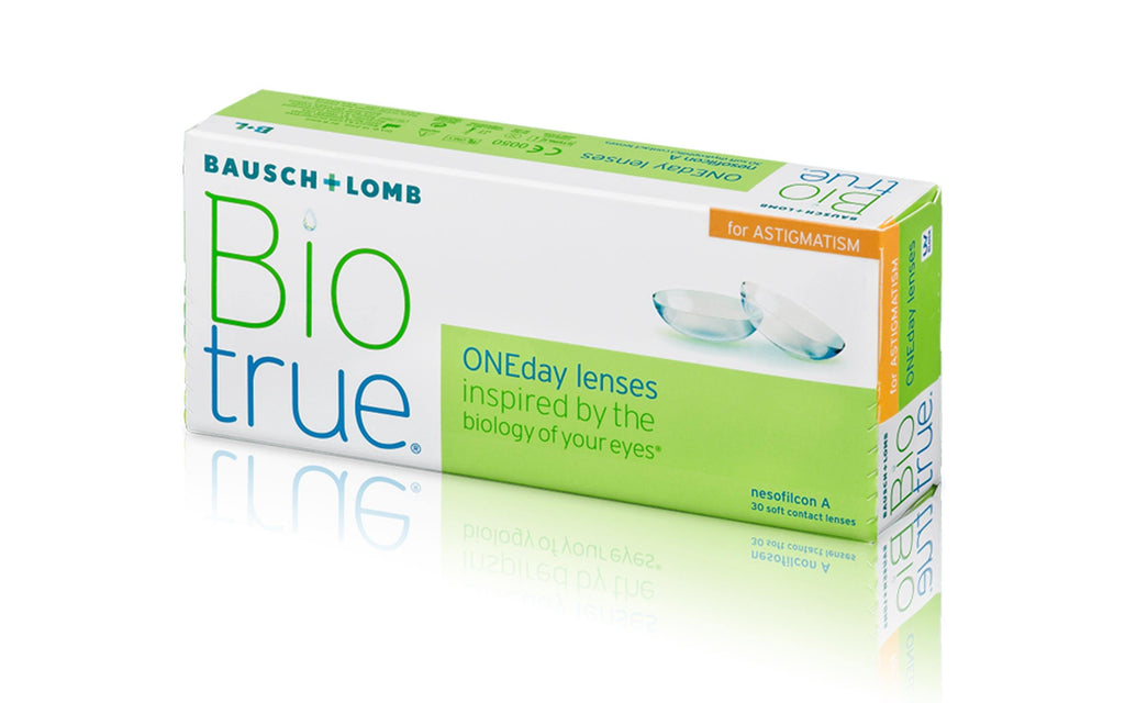 Bausch & Lomb Bio True Toric Daily Disposable Lenses Left Image