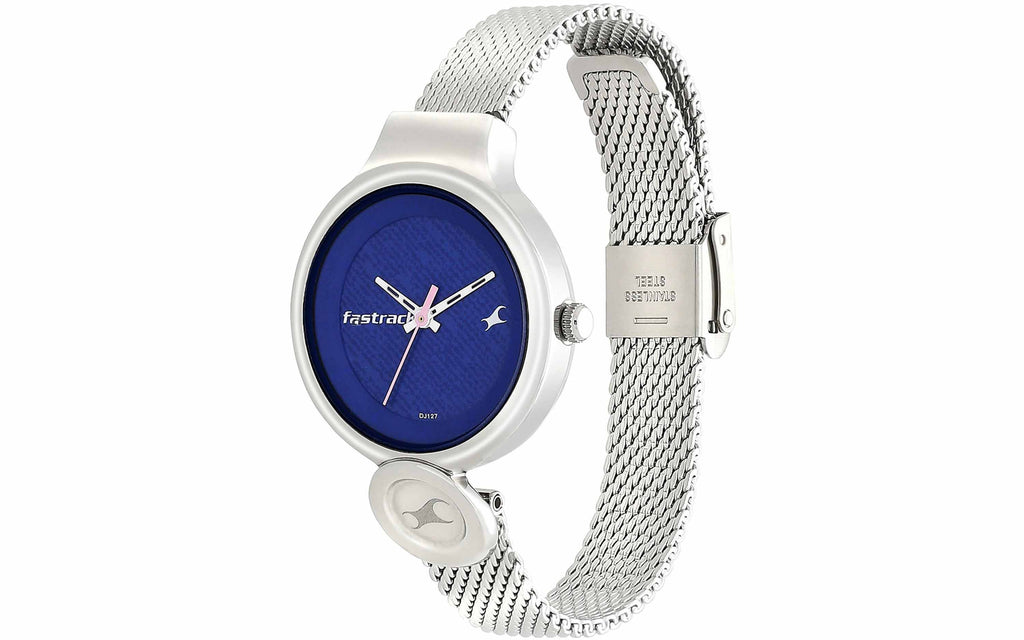 Fastrack NM6181SM01 White Metal Analog Women's Watch | Watch | Better Vision