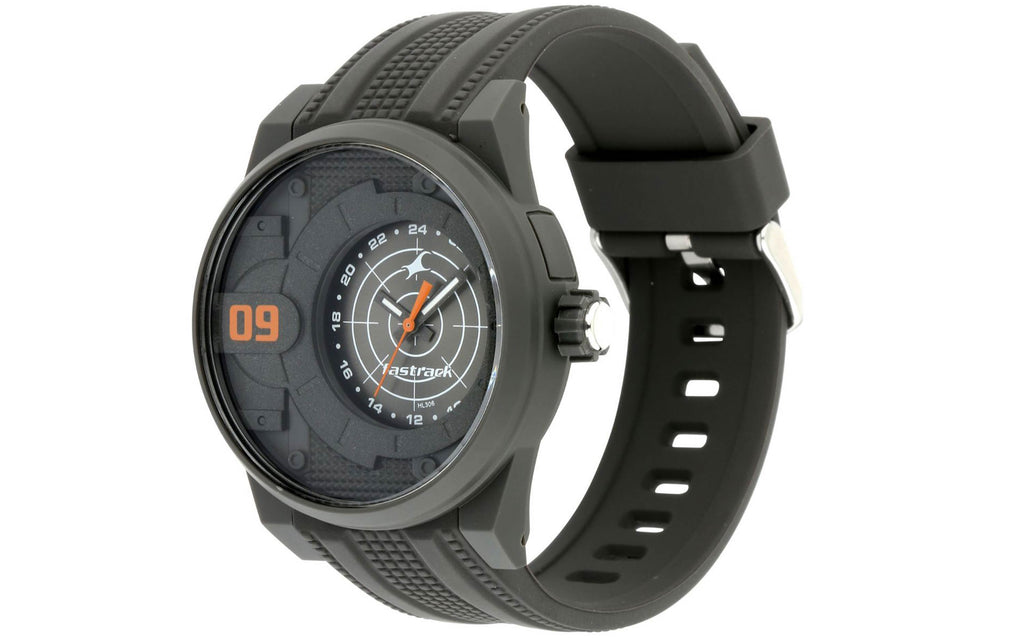 Fastrack 38058PP02 Gray Silicon Analog Men's Watch - Better Vision