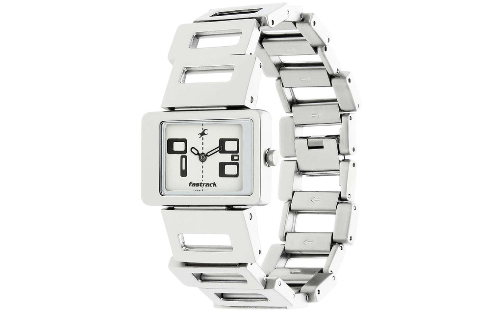Fastrack NM2404SM01 White Metal Analog Women's Watch | Watch | Better Vision