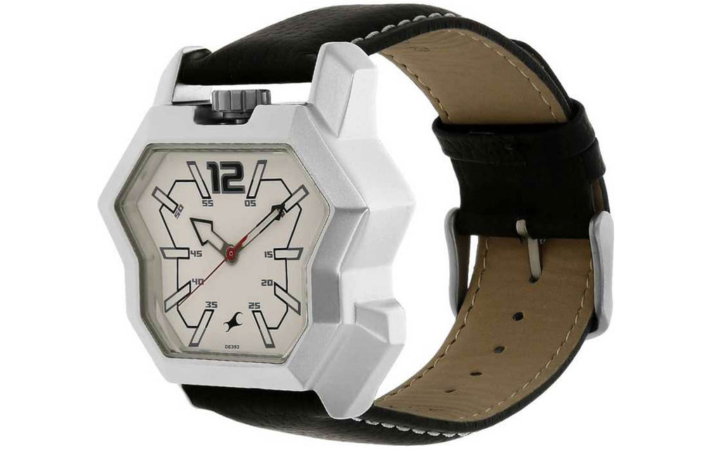 Fastrack 3125SL01 White Metal Analog Men's Watch - Better Vision