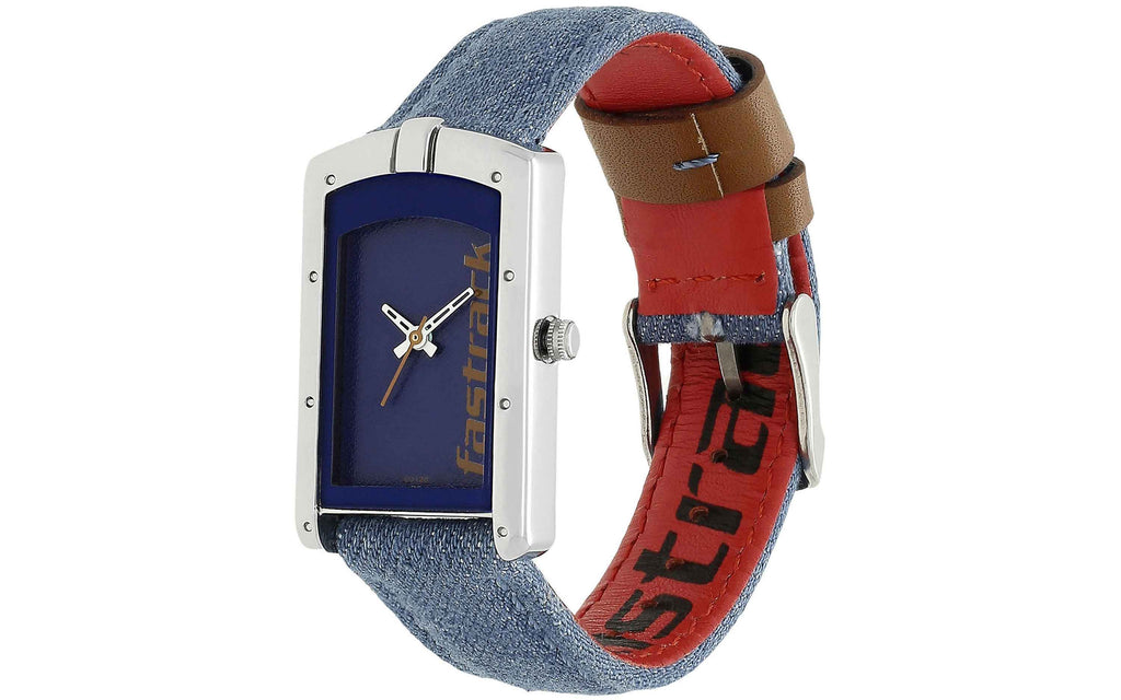 Fastrack NM6183SL01 Blue Metal Analog Women's Watch | Watch | Better Vision
