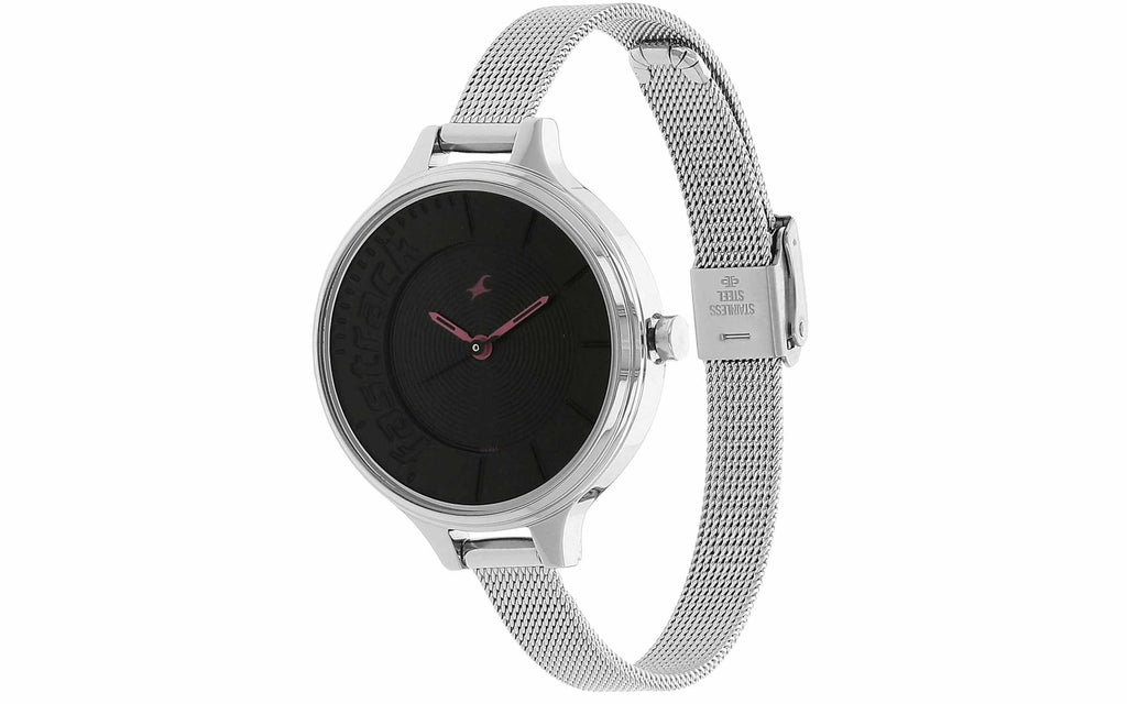 Fastrack NM6122SM03 Black Metal Analog Women's Watch | Watch | Better Vision