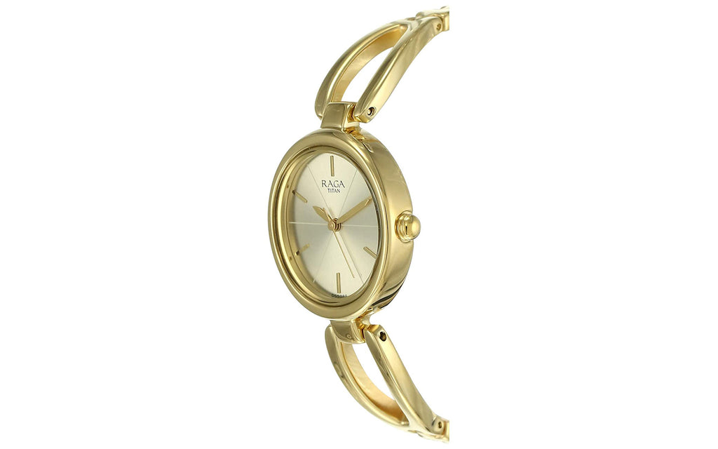 Titan NM2579YM01 Raga Gold Metal Analog Women's Watch | Watch | Better Vision