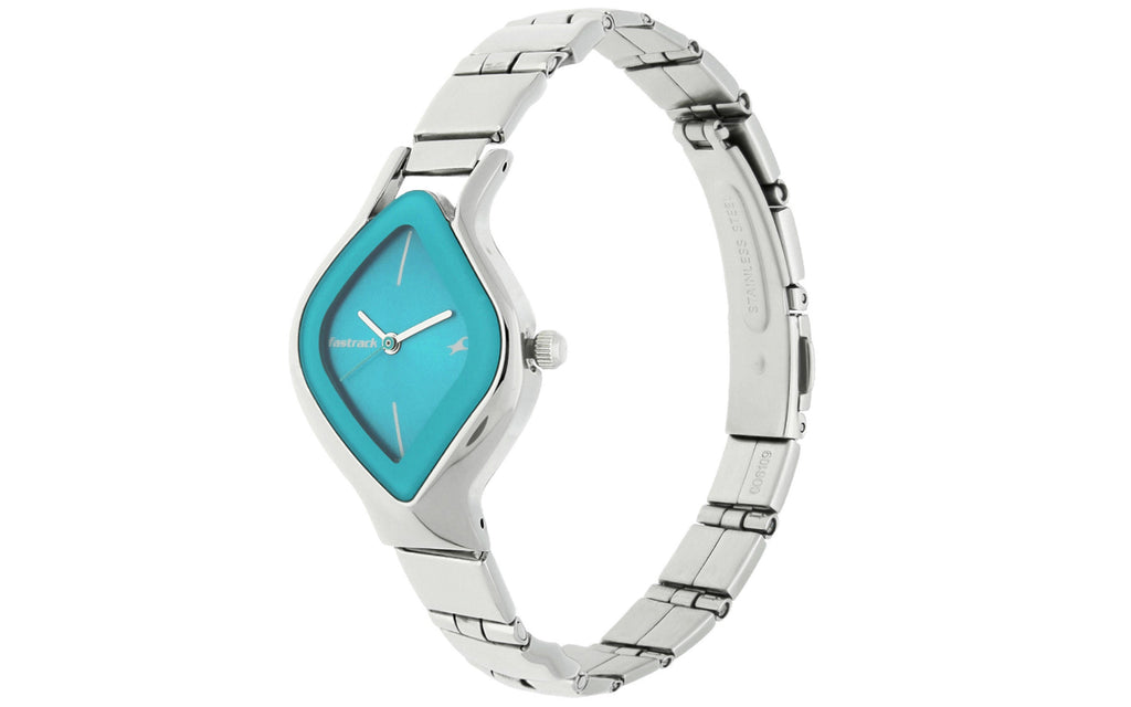 Fastrack NM6109SM03 Blue Metal Analog Women's Watch | Watch | Better Vision