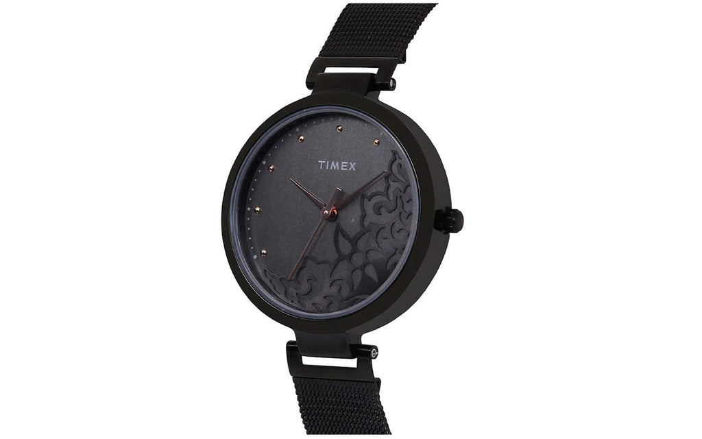 Timex TW000X221 Black Metal Analog Women's Watch | Watch | Better Vision