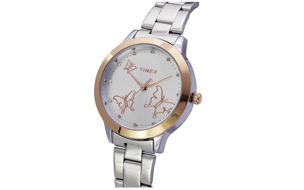 Timex TW000T634 White Metal Analog Women's Watch | Watch | Better Vision