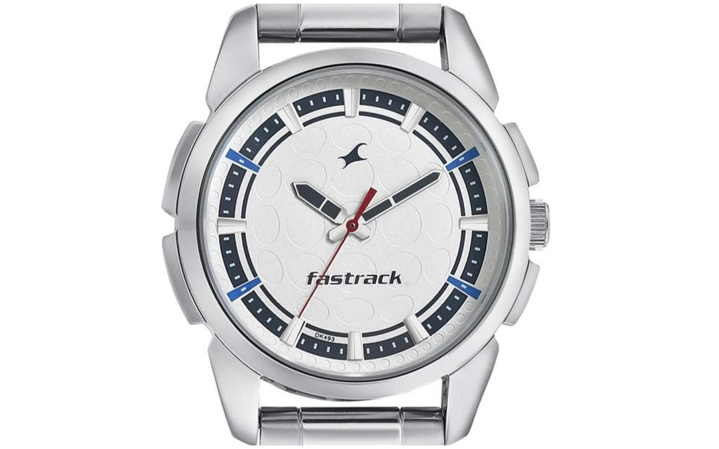 Fastrack 3233SM01 White Metal Analog Men's Watch - Better Vision