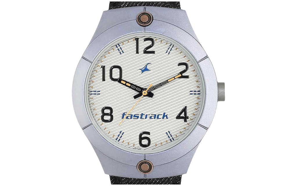 Fastrack 3191AL02 Gray Metal Analog Men's Watch - Better Vision