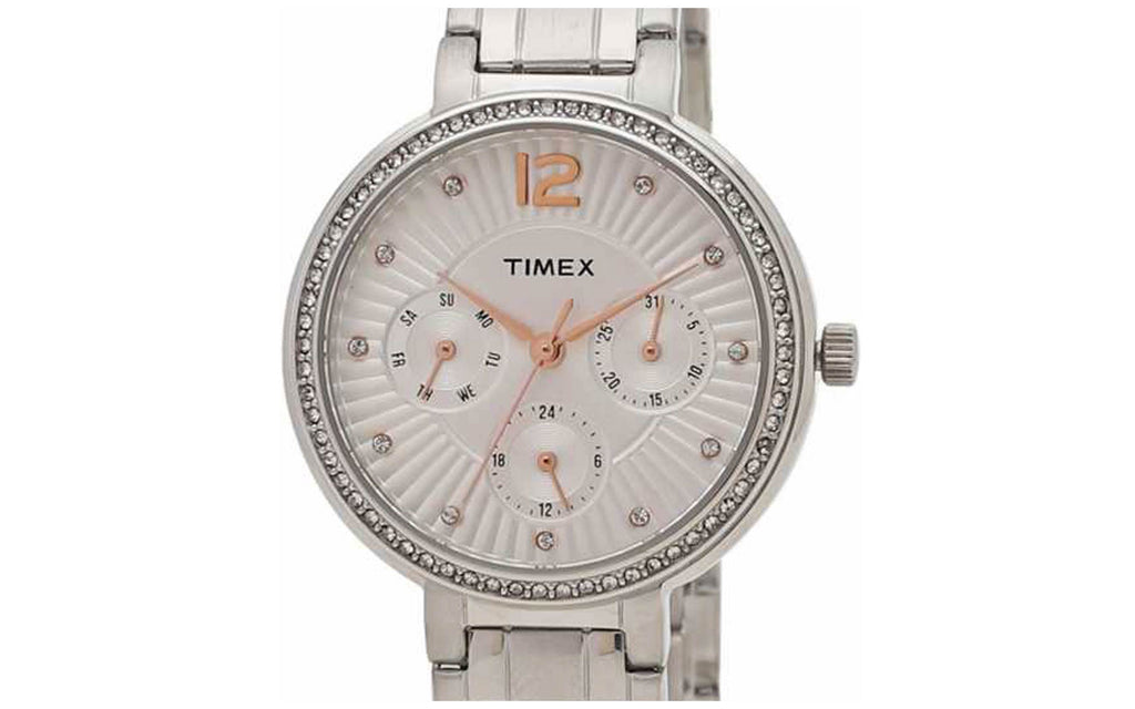 Timex TWEL11900 White Metal Analog Women's Watch | Watch | Better Vision