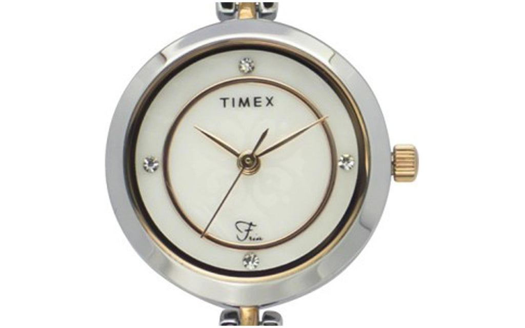 Timex TWEL12203T White Metal Analog Women's Watch | Watch | Better Vision