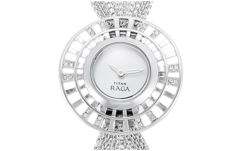 Titan NE9931SM01J Raga White Metal Analog Women's Watch | Watch | Better Vision