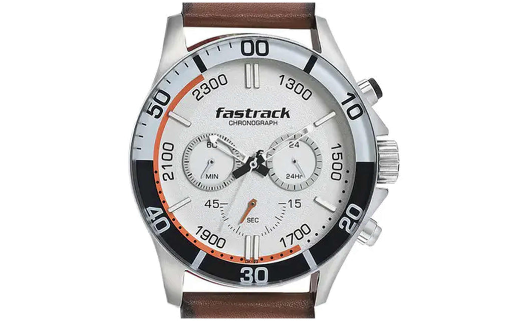 Fastrack 3072SL15 White Metal Analog Men's Watch - Better Vision