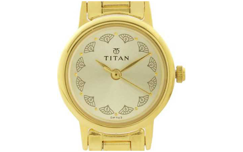 Titan 917YM12 Gold Metal Analog Women's Watch | Watch | Better Vision