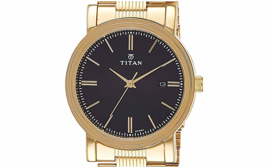 Titan NJ1712YM04 Black Metal Analog Men's Watch | Watch | Better Vision