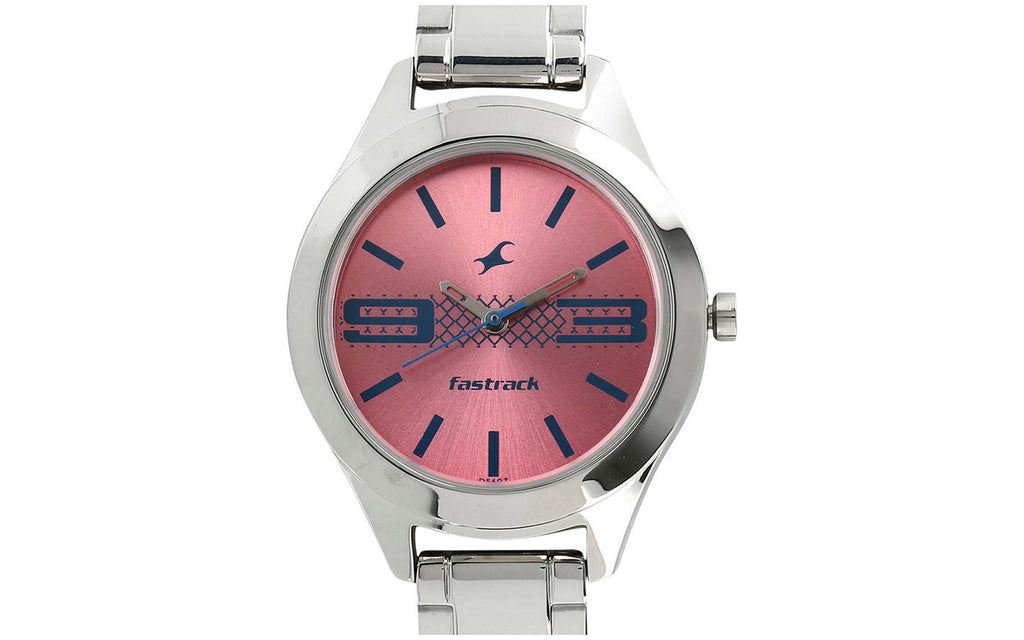 Fastrack NM6153SM02 Pink Metal Analog Women's Watch | Watch | Better Vision
