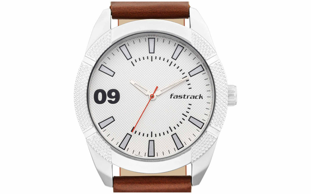 Fastrack 3232SL01 White Metal Analog Men's Watch - Better Vision
