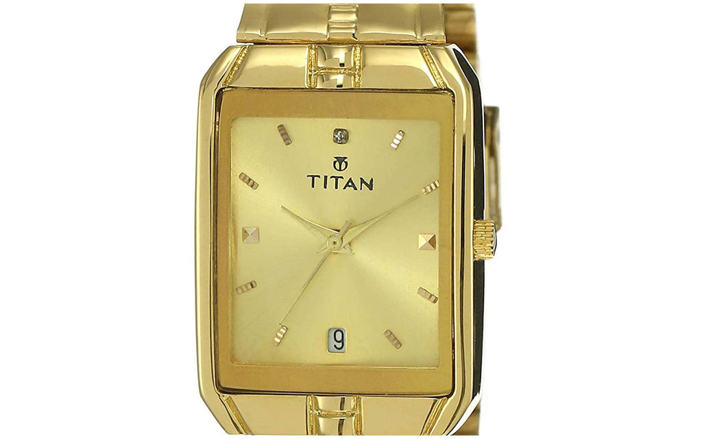 Titan NM9151YM03 Gold Metal Analog Men's Watch | Watch | Better Vision