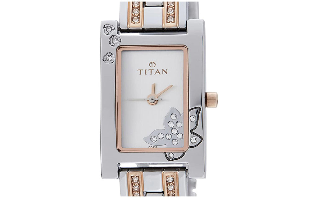 Titan NL9716KM01 White Metal Analog Women's Watch | Watch | Better Vision