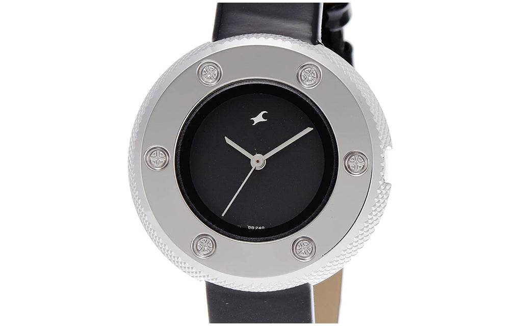 Fastrack 6051SL02 Black Metal Analog Women's Watch - Better Vision