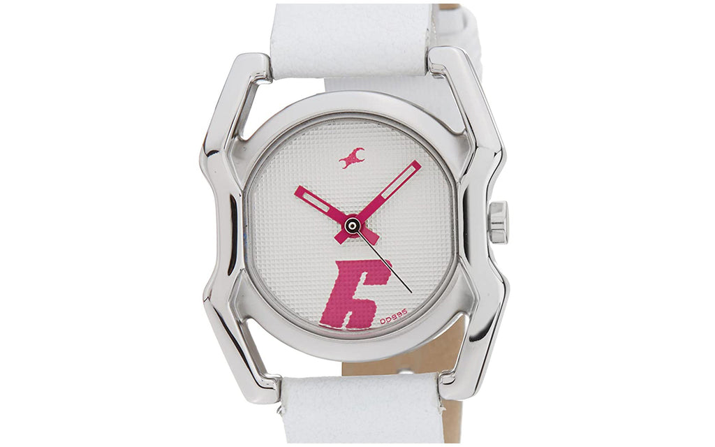 Fastrack 6100SL01 White Metal Analog Women's Watch - Better Vision