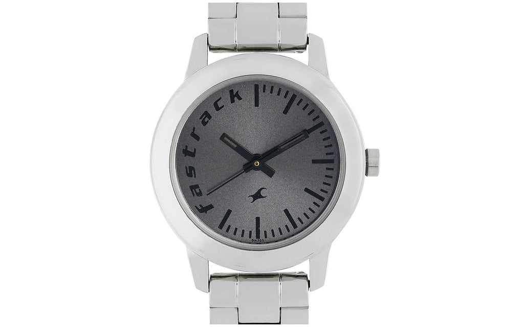 Fastrack NM68008SM02 Gray Metal Analog Women's Watch | Watch | Better Vision