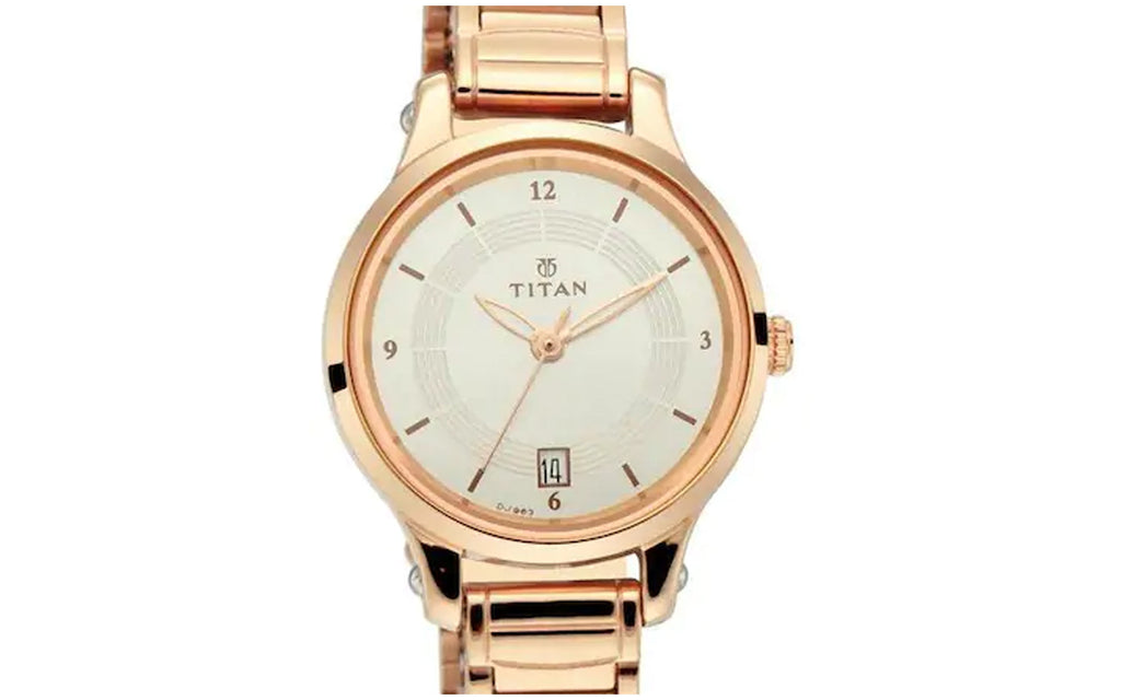 Titan 2602WM01 White Metal Analog Women's Watch | Watch | Better Vision