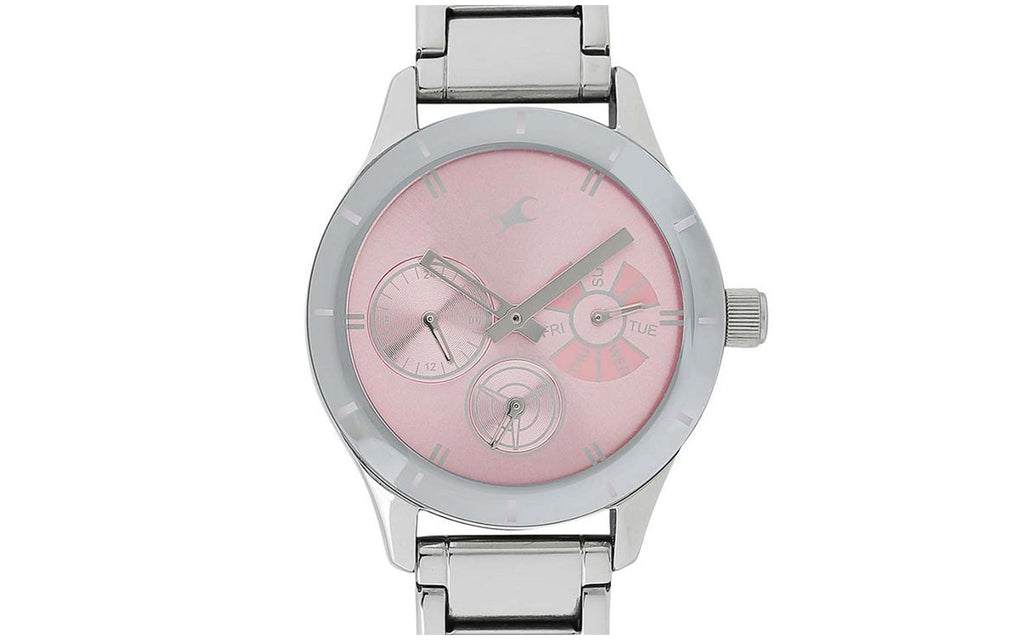 Fastrack NM6078SM07 Pink Metal Analog Women's Watch | Watch | Better Vision