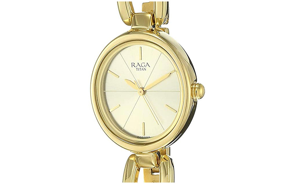 Titan NM2579YM01 Raga Gold Metal Analog Women's Watch | Watch | Better Vision