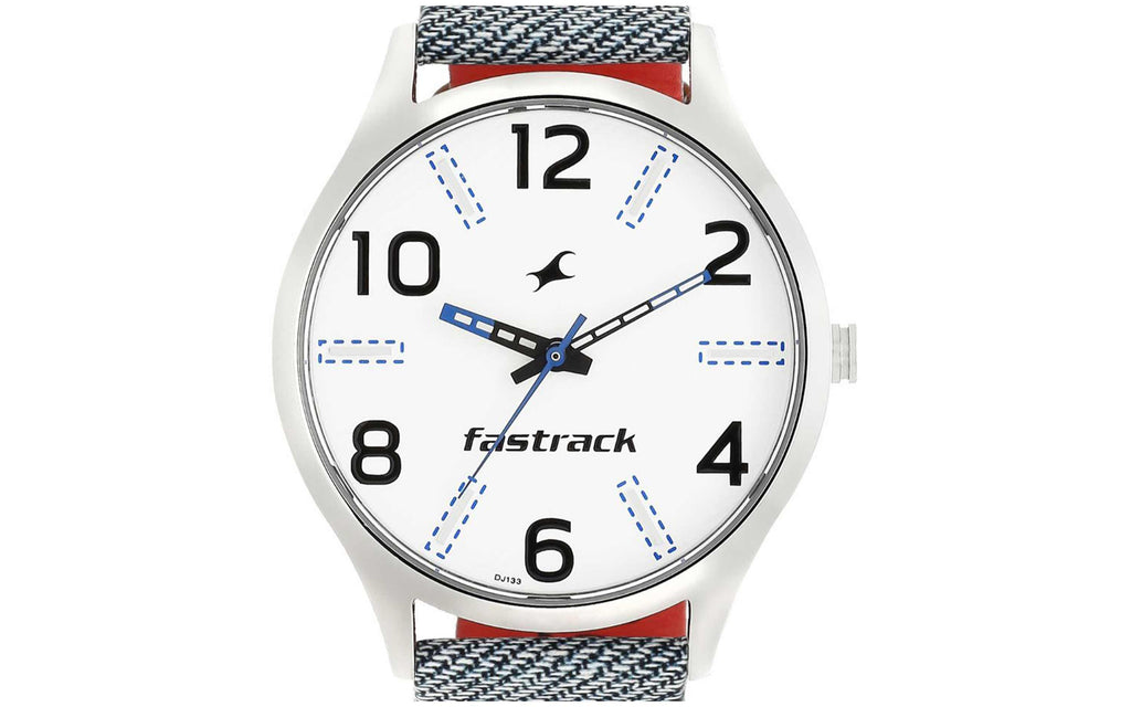 Fastrack 3184SL01 White Metal Analog Men's Watch - Better Vision