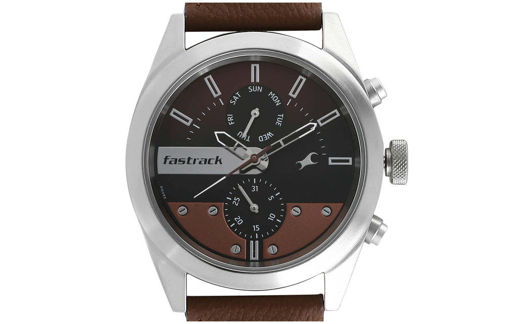 Fastrack NM3165SL01 Brown Metal Analog Men's Watch | Watch | Better Vision